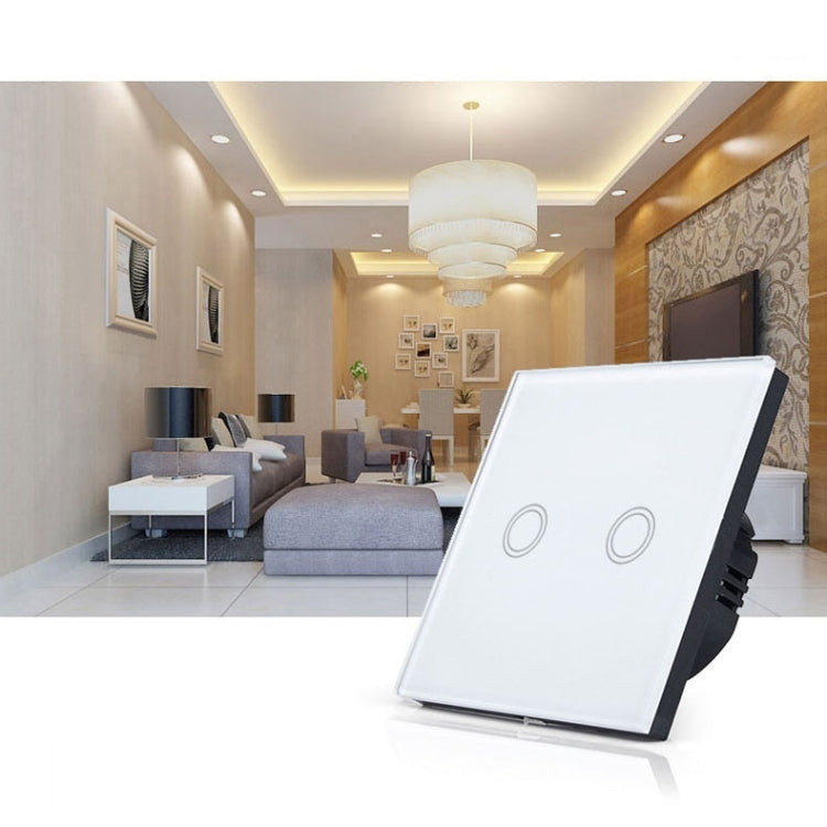 86mm 2 Gang AC 110V-240V Touch Switch