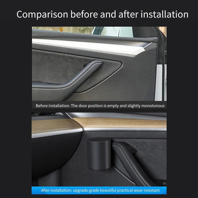 For Tesla Model Y / 3 Car Door Water Cup Holder
