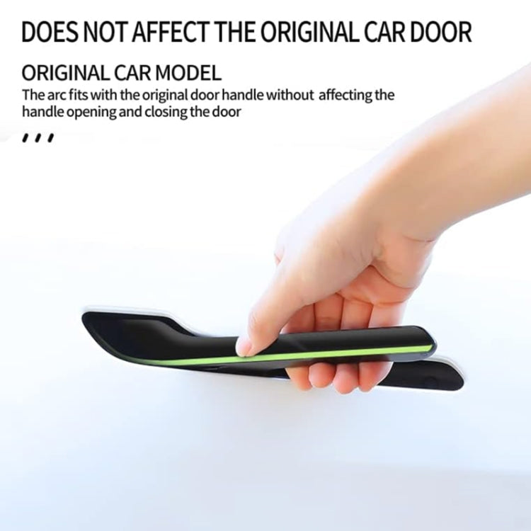 For Tesla Model 3 / Y Car Door Handle Luminous Sticker