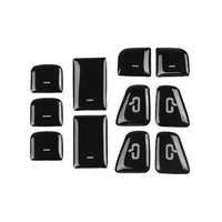 For Tesla Model 3 / Y Car Window Lift Button PU Sticker