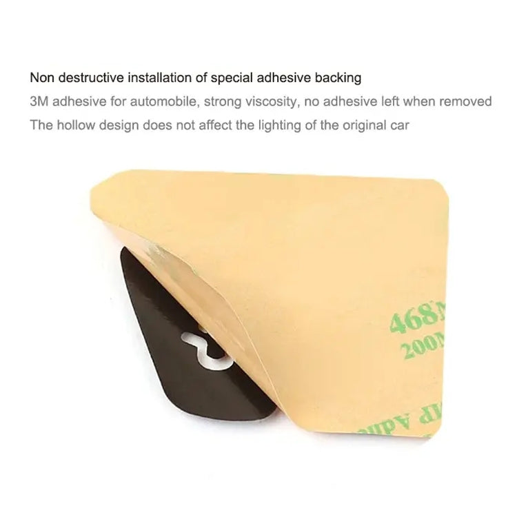 For Tesla Model 3 / Y Car Window Lift Button PU Sticker