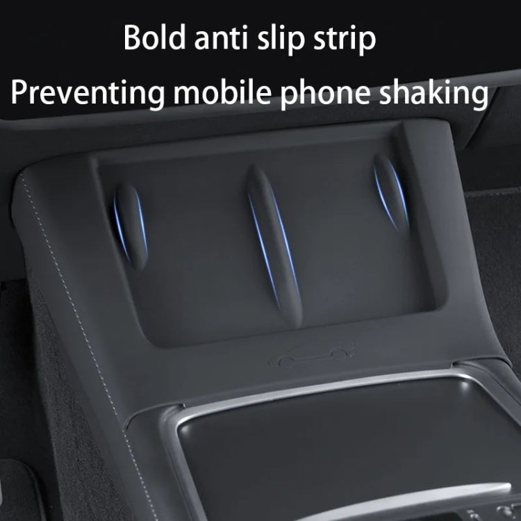 For Tesla Model 3 / Y Car Phone Wireless Charging Silicone Mat