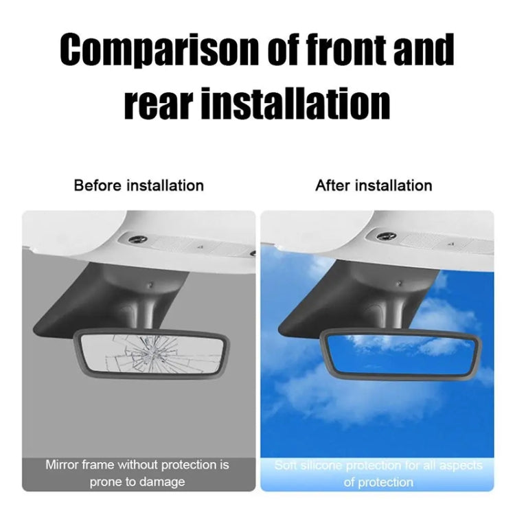 For Tesla Model 3 / Y Car Interior Rearview Mirror Protective Cover