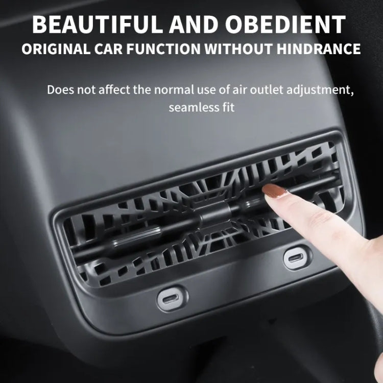 For Tesla Model Y Car Air Conditioning Outlet Protective Cover