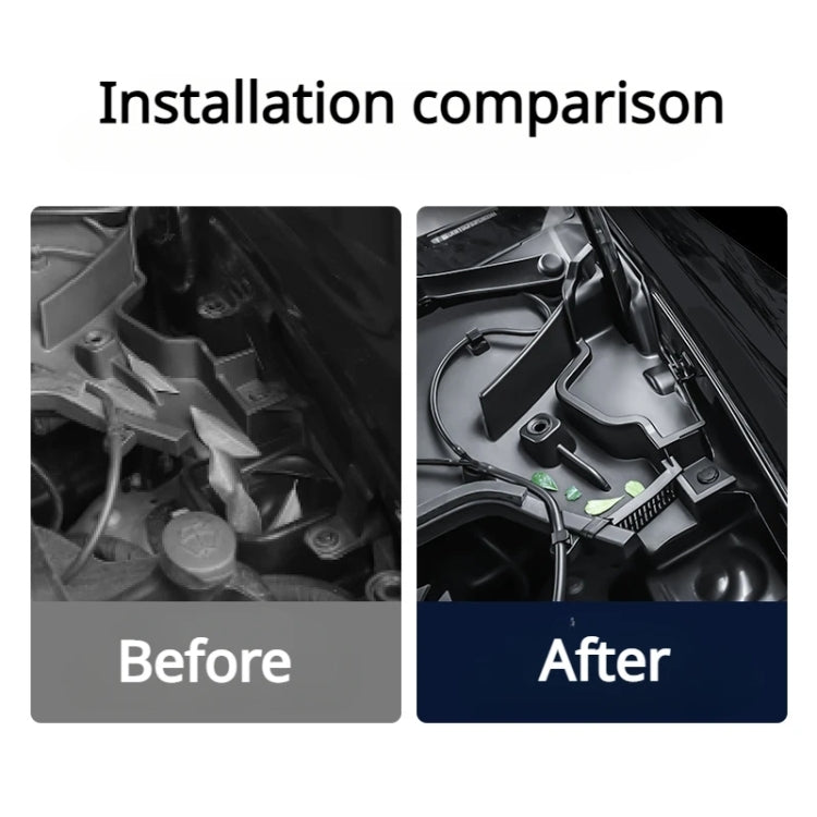 For Tesla Model Y Car Front Hood Gutter Protective Cover