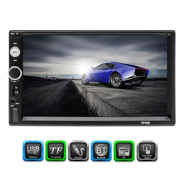 7010B HD 2 Din 7 inch Car Bluetooth  MP5 Player