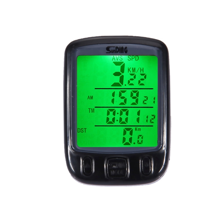 SunDing SD-563B Bicycle LCD Screen Waterproof  Odometer