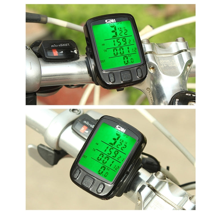 SunDing SD-563B Bicycle LCD Screen Waterproof  Odometer