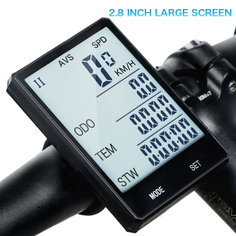 2.8 Inch Wireless Waterproof Bicycle Computer