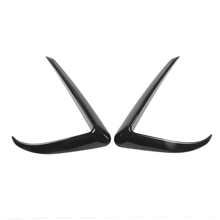 2 PCS Car Lamp Eyebrow Decorative Sticker for Tesla Model 3