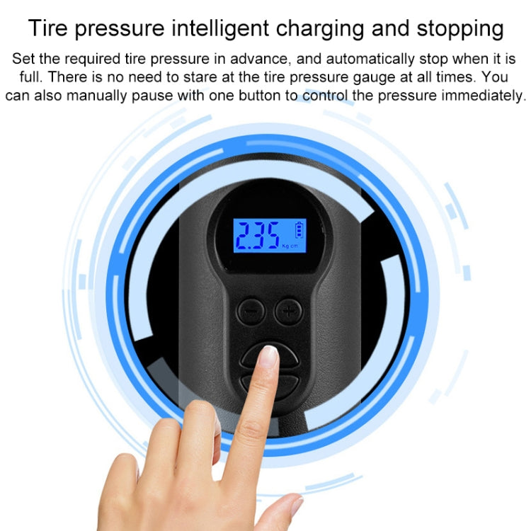 LCD Digital Display Rechargeable Portable Electric Air Pump
