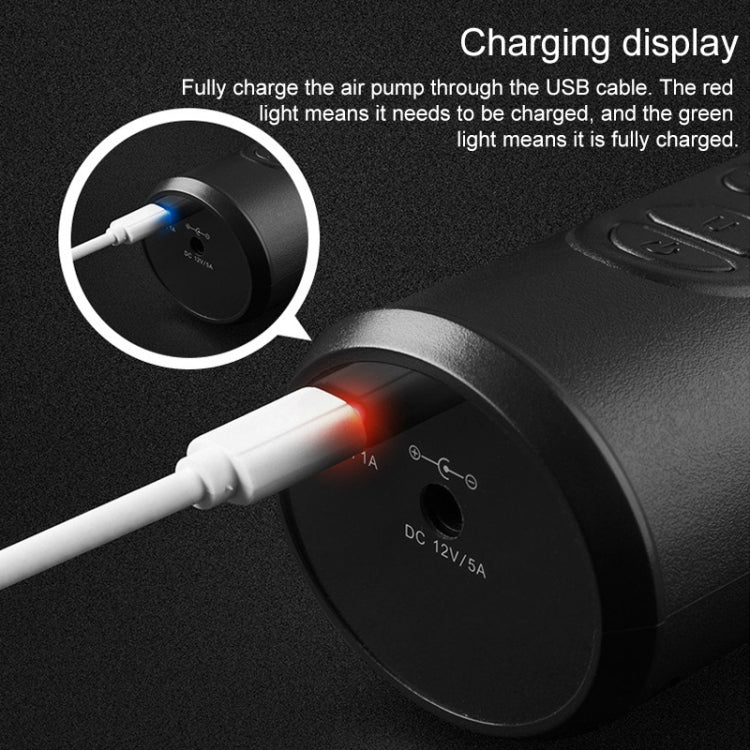 LCD Digital Display Rechargeable Portable Electric Air Pump