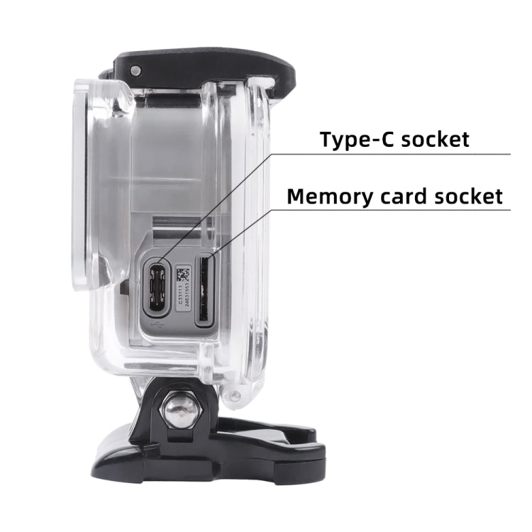 Skeleton Housing Case for GoPro HERO7 White /Silver