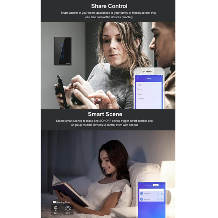 433 RF WIFI Smart Touch Switch