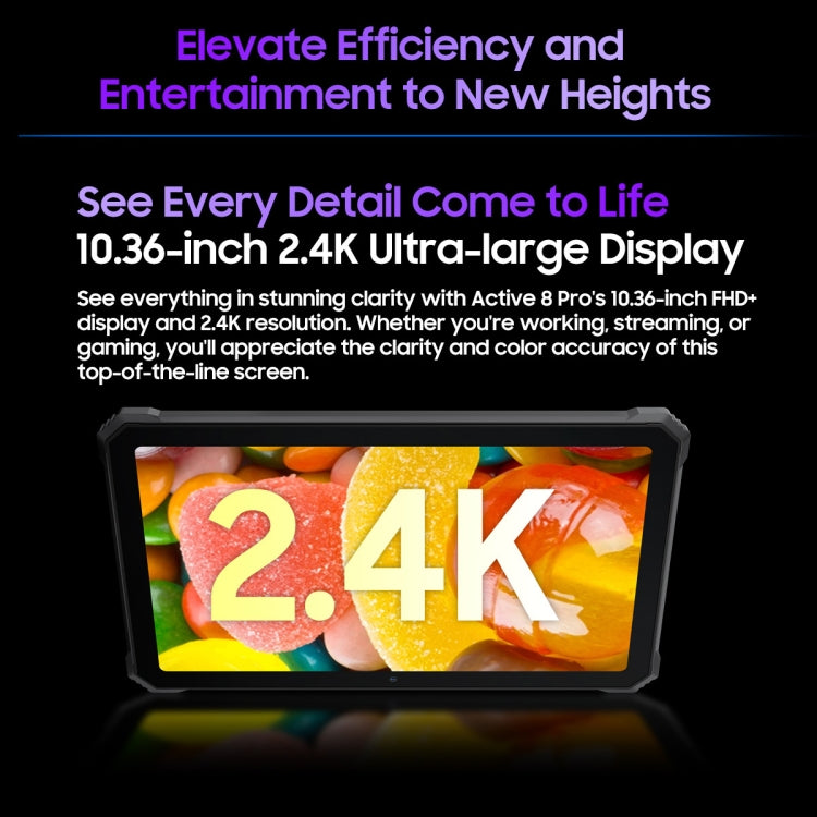 Blackview Active 8 Pro 4G Rugged Tablet 10.36 inch 8GB+256GB