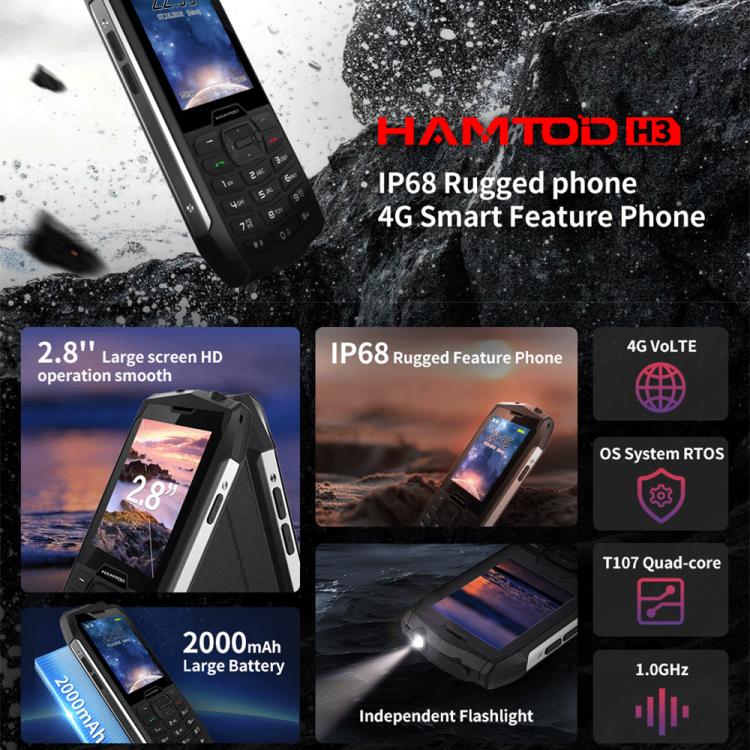 HAMTOD H3 Rugged Phone