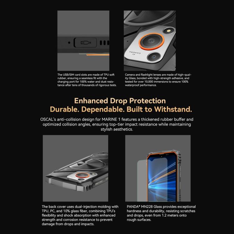 Blackview Oscal Marine 1 | Rugged 4G Smartphone