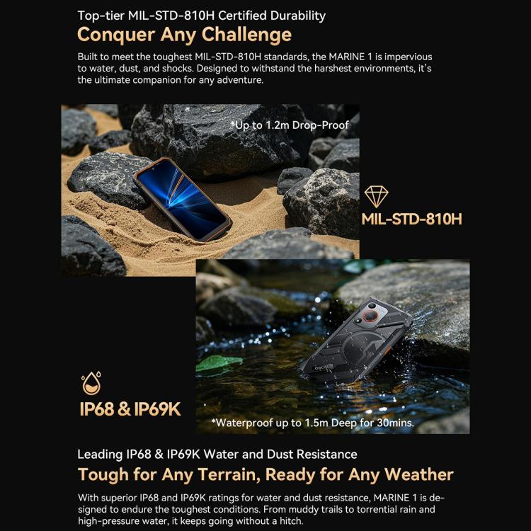Blackview Oscal Marine 1 | Rugged 4G Smartphone