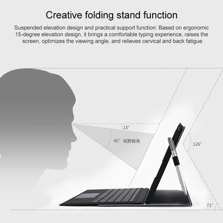 For Microsoft Surface Pro 7 / 7+ Lambskin Texture Case
