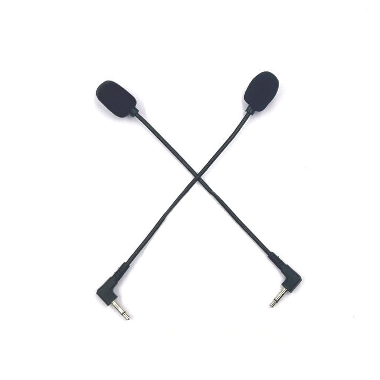 ZJ033MR-03 19cm Mono 3.5mm Angle Head Plug Gaming Headset Microphone