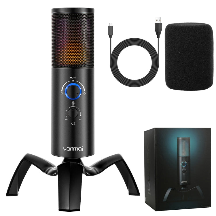 Yanmai Q18 Anchor Recording Karaoke Condenser Microphone