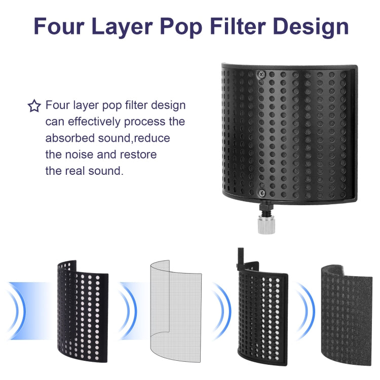 PS-4x3 Condenser Microphone U-shaped Blowout Cover