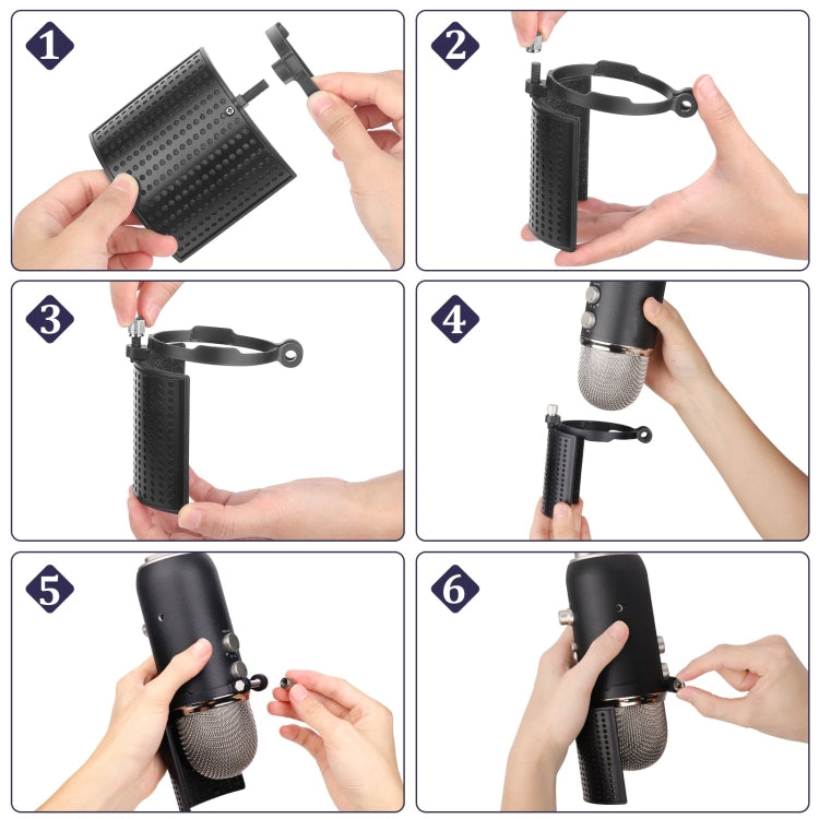 PS-4x3 Condenser Microphone U-shaped Blowout Cover