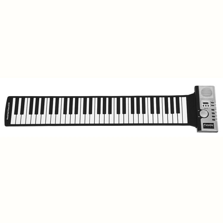 61 Keys Portable Roll Up Electronic Soft Keyboard Piano