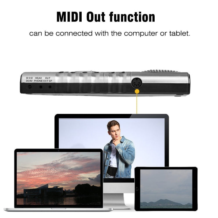 61 Keys Portable Roll Up Electronic Soft Keyboard Piano