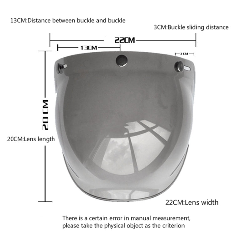 Soman Motorcycle Lens Bubble Mirror