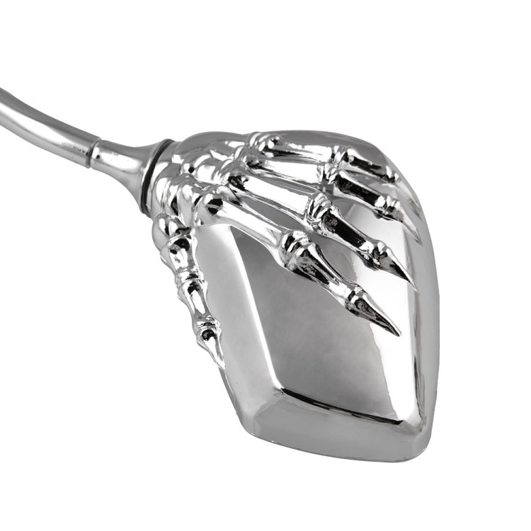 Motorcycle Universal ABS Skeleton Hand Rear View Mirror Set