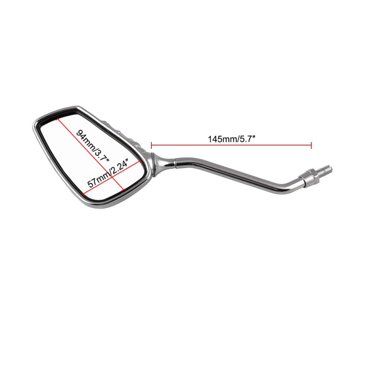 Motorcycle Universal ABS Skeleton Hand Rear View Mirror Set