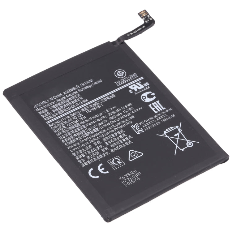 4000mAh HQ-70N  Li-ion Battery For Samsung Galaxy A11