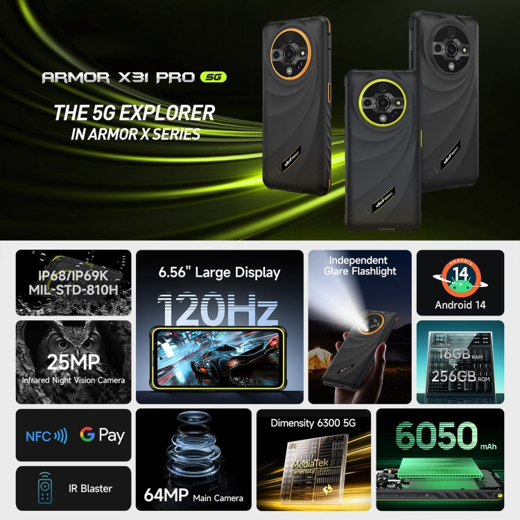 Ulefone Armor X31 Pro 5G Rugged Phone