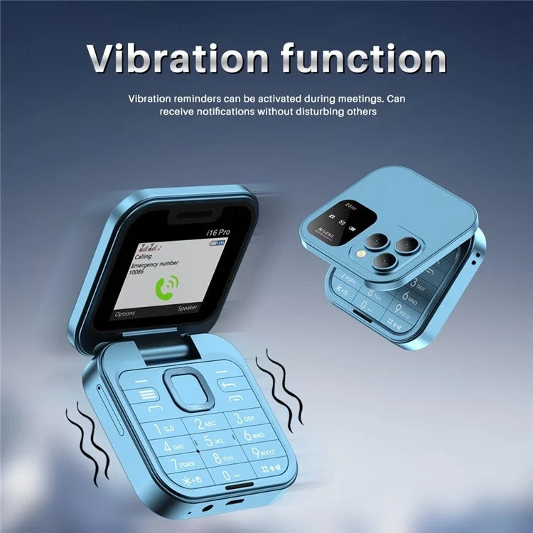 SERVO i16 Pro 1.77 inch Mini Flip Phone