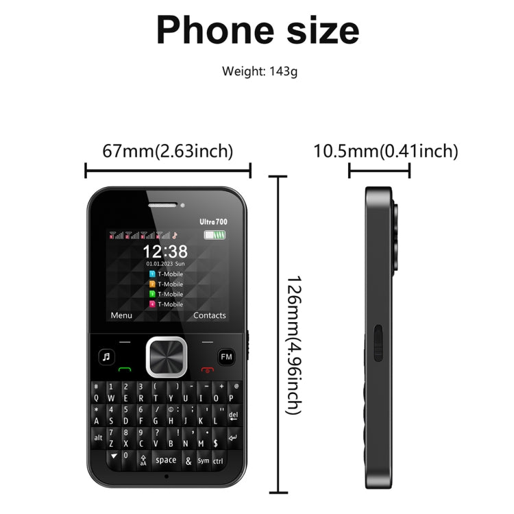 SERVO U700 2.4 inch Mobile Phone