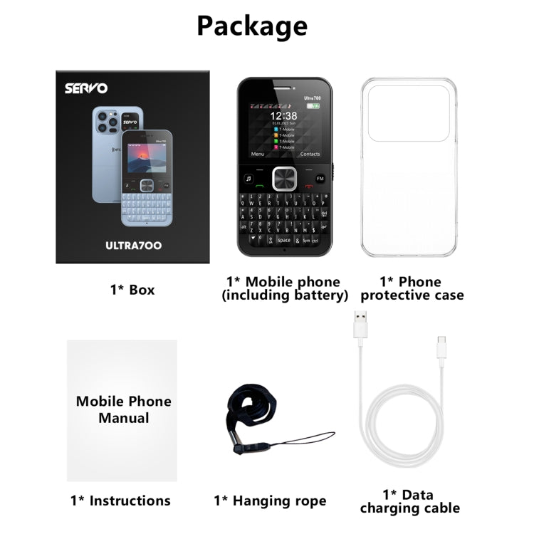 SERVO U700 2.4 inch Mobile Phone