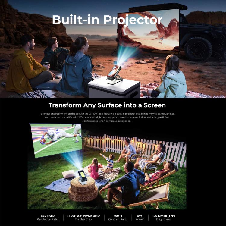 Oukitel WP100 TITAN 5G Projector Rugged Phone