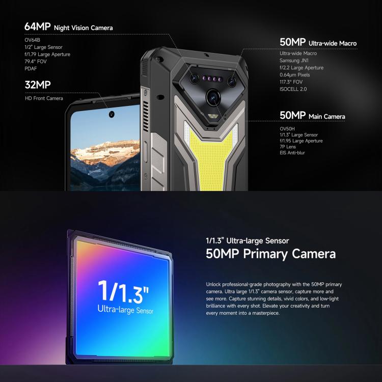 Ulefone Armor 34 Pro Projector Rugged Phone 1