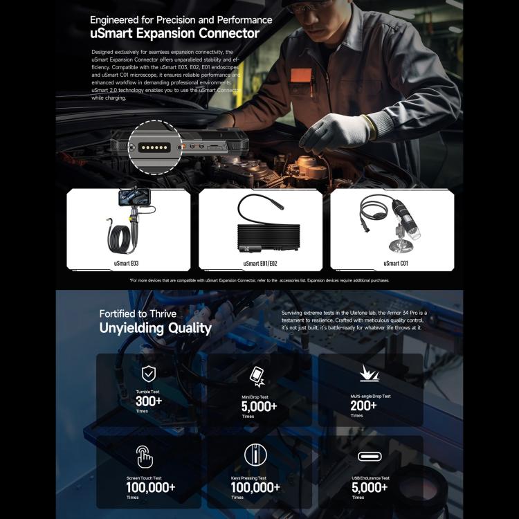 Ulefone Armor 34 Pro Projector Rugged Phone 1