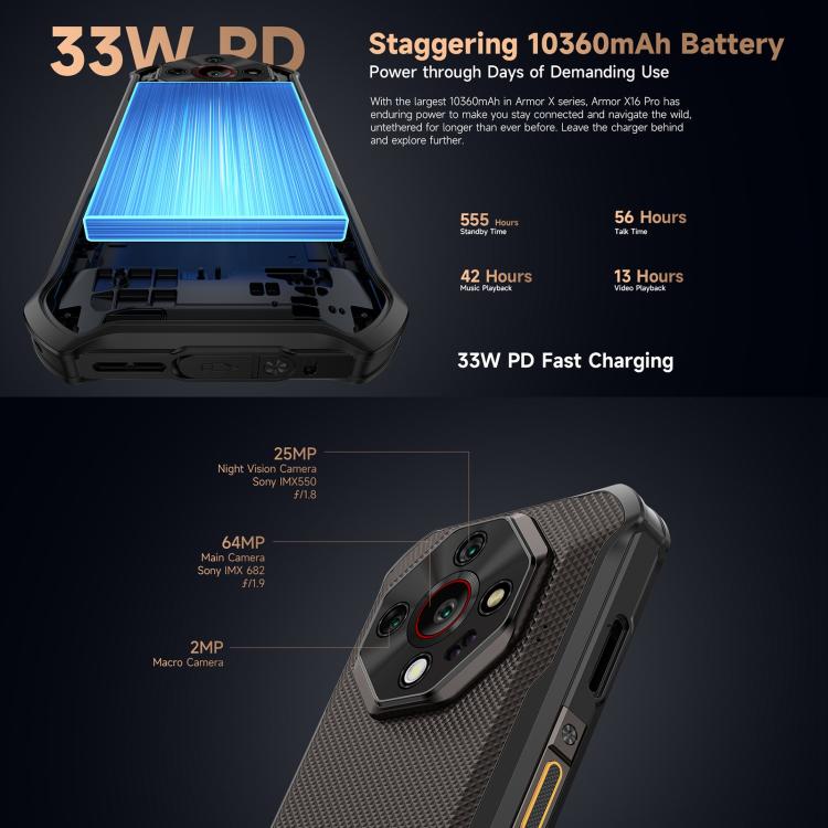 Ulefone Armor X16 Pro Rugged Phone