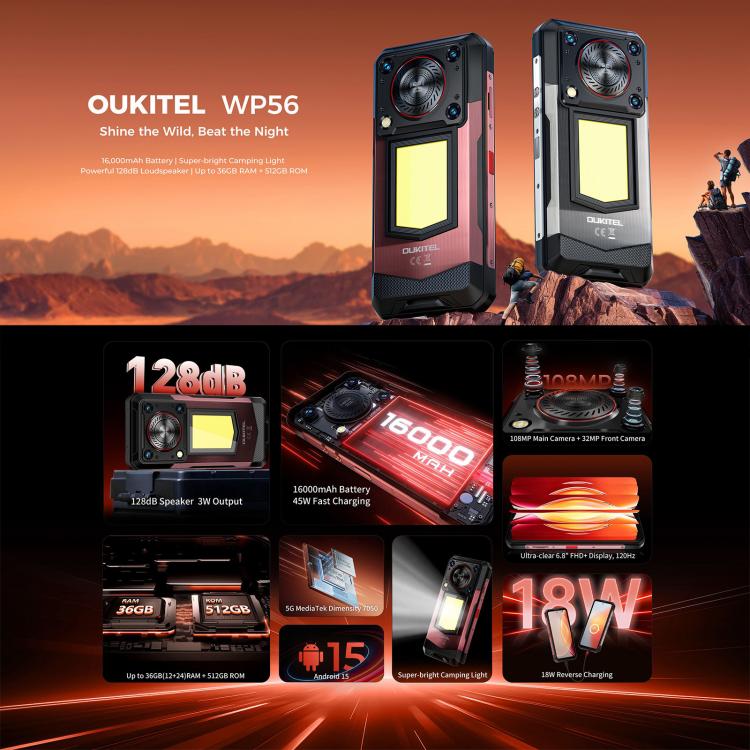 Oukitel WP56 Rugged Phone