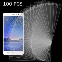 100 PCS For Xiaomi Redmi Note 3 Tempered Glass Film