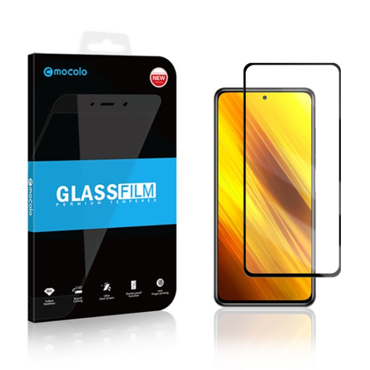 9H 2.5D Tempered Glass Film for Xiaomi POCO X3 NFC