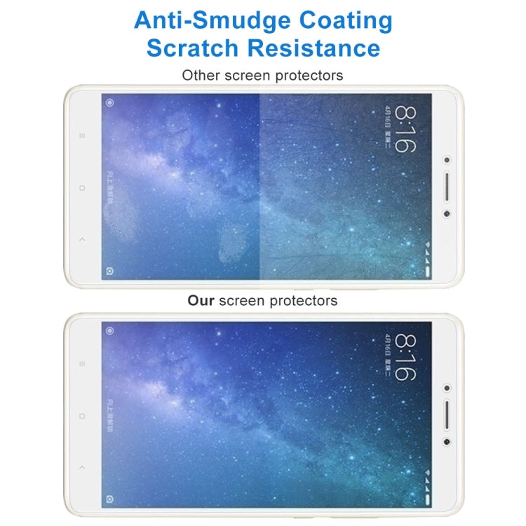 100 PCS for Xiaomi Mi Max 2 0.3mm Tempered Glass Screen Film