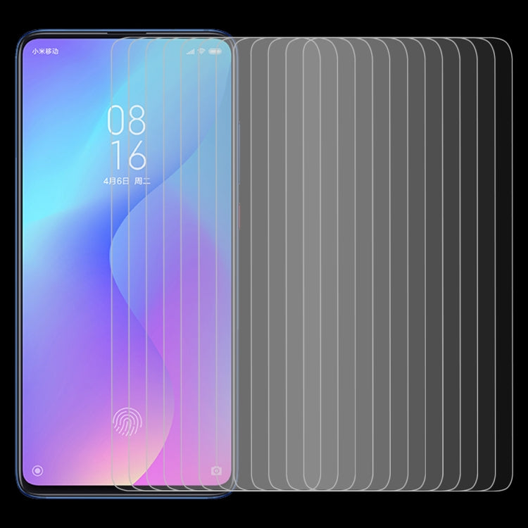 100 PCS 9H 2.5D Tempered Glass Film for Xiaomi Redmi K20