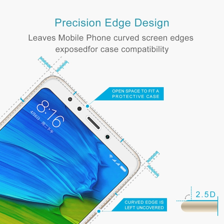 10 PCS for Redmi 5 0.26mm Tempered Glass Film