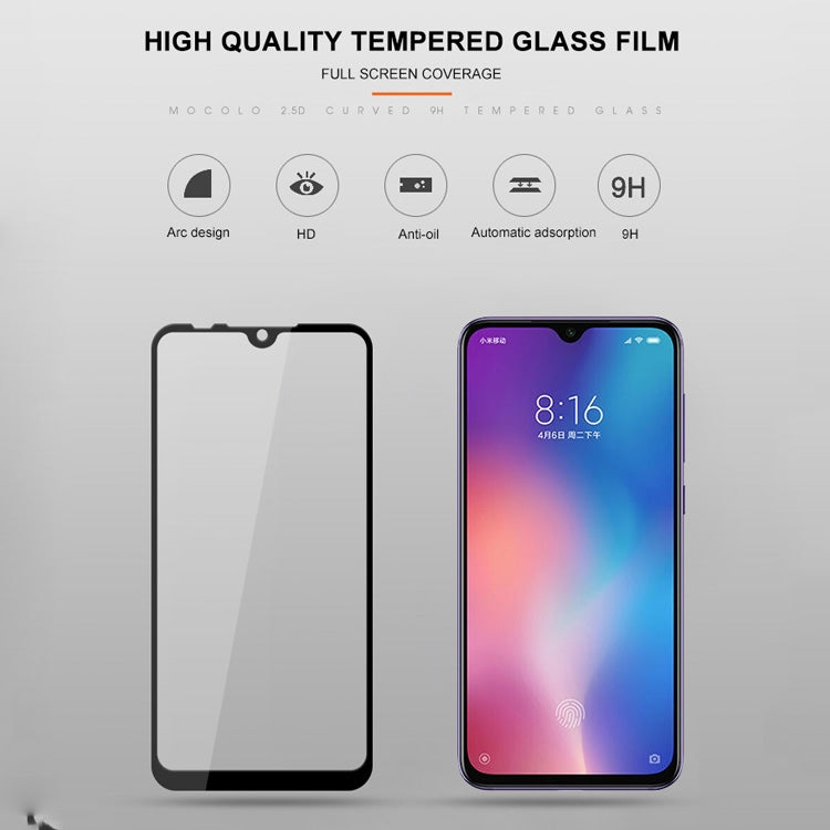 mocolo Silk Print Tempered Glass Film for Xiaomi Mi 9 SE