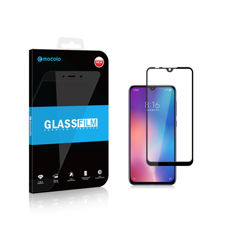 mocolo Silk Print Tempered Glass Film for Xiaomi Mi 9 SE