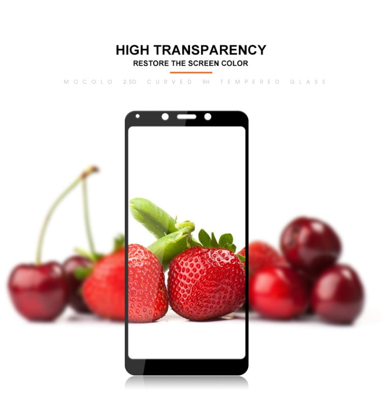 mocolo Silk Print Tempered Glass Film for Xiaomi Redmi 6